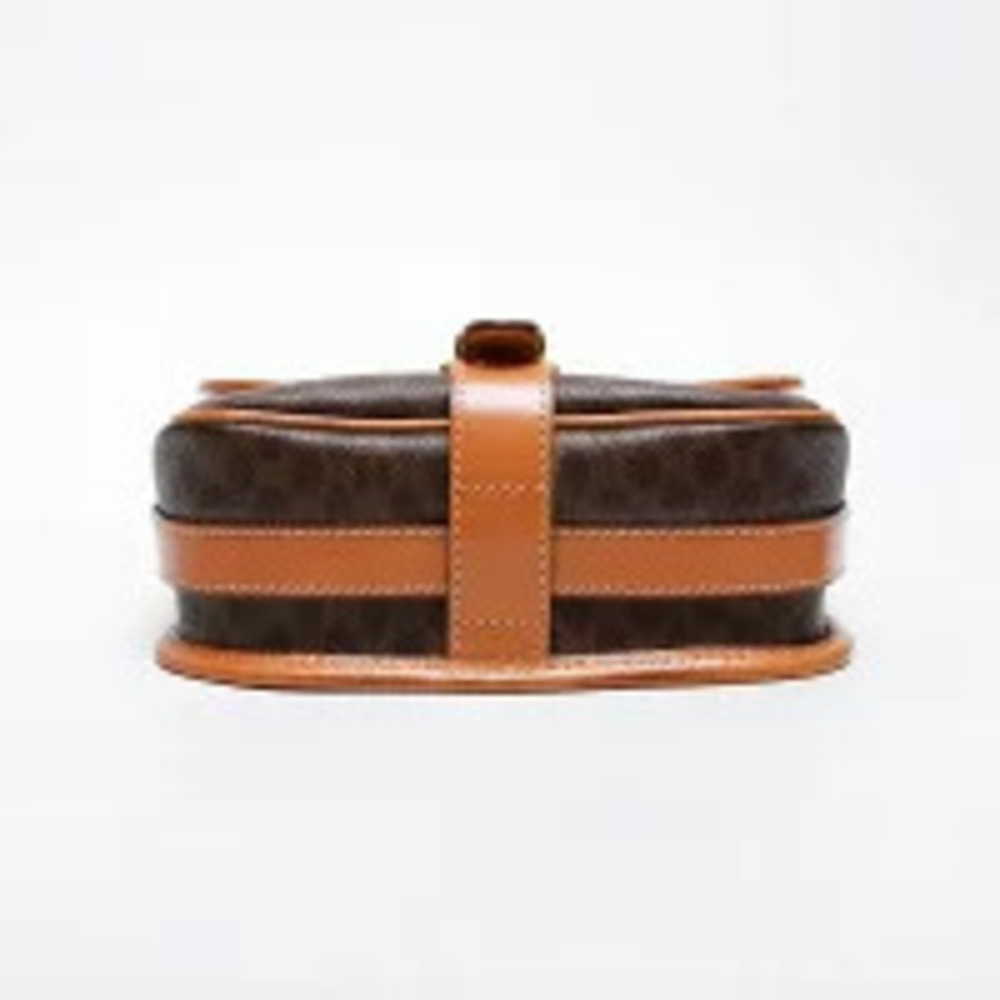 Celine Macadam Shoulder Bag Brown - Picture 8 of 13